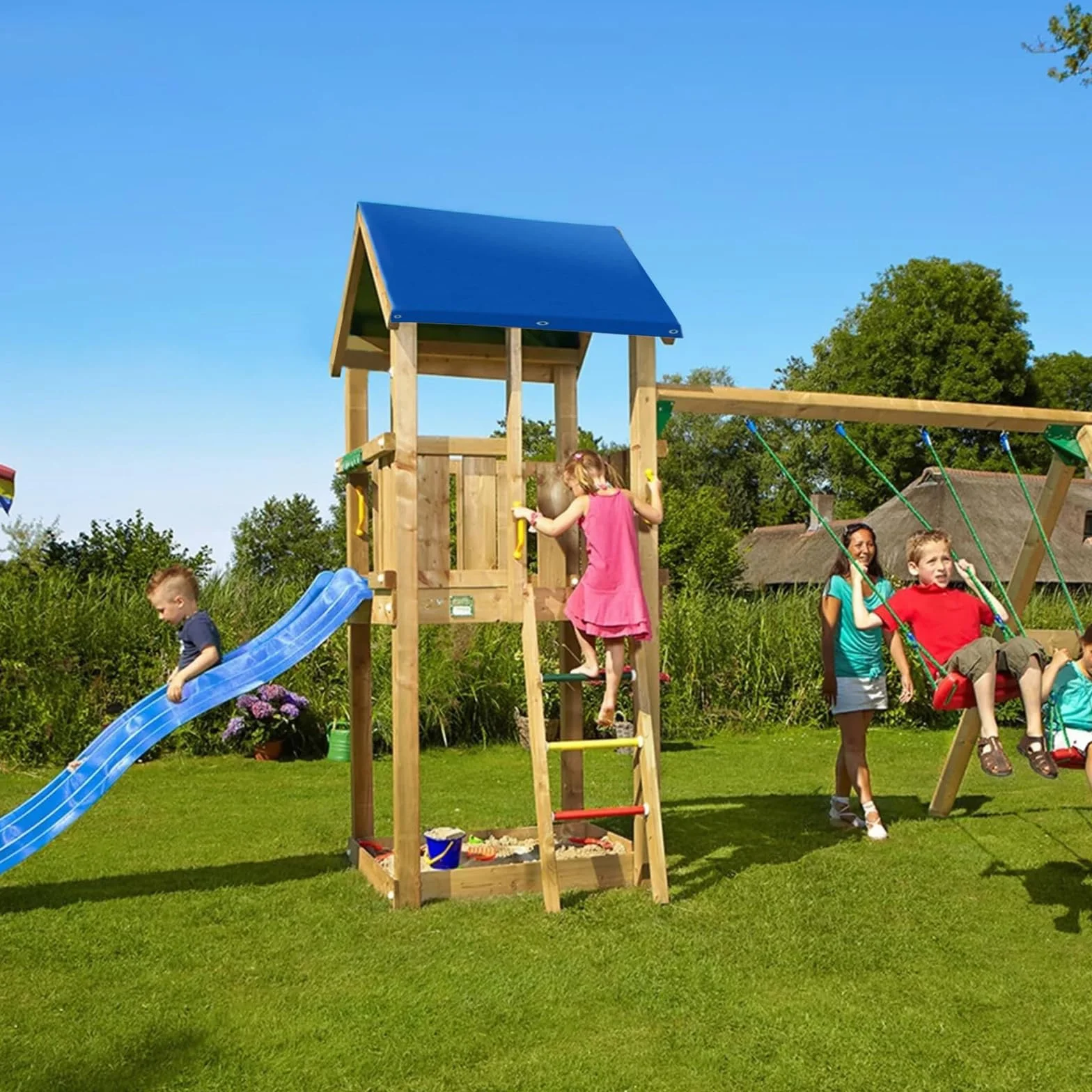 Toldo de Repuesto para Parque Infantil, Toldo de Lona de Repuesto para Niños, Toldo para Vela de Sol, Toldo para Techo de Parque Infantil, Jardín Velas de Sombra, para la Mayoría de Las Ocasiones