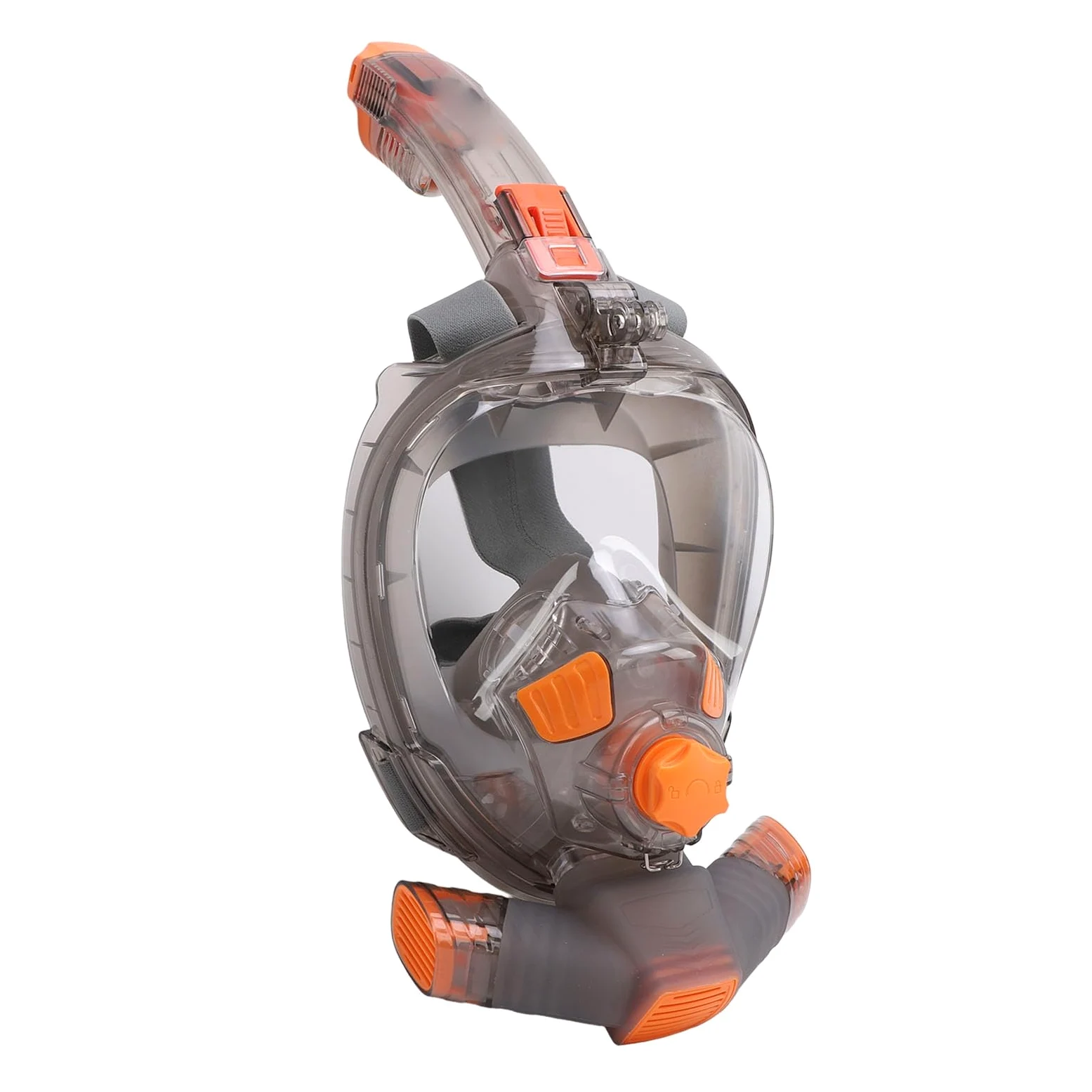 Gafas de Snorkel Plegables Panorámicas de Cara Completa con Tubo de Respiración para Buceadores de Silicona para PC (S M)