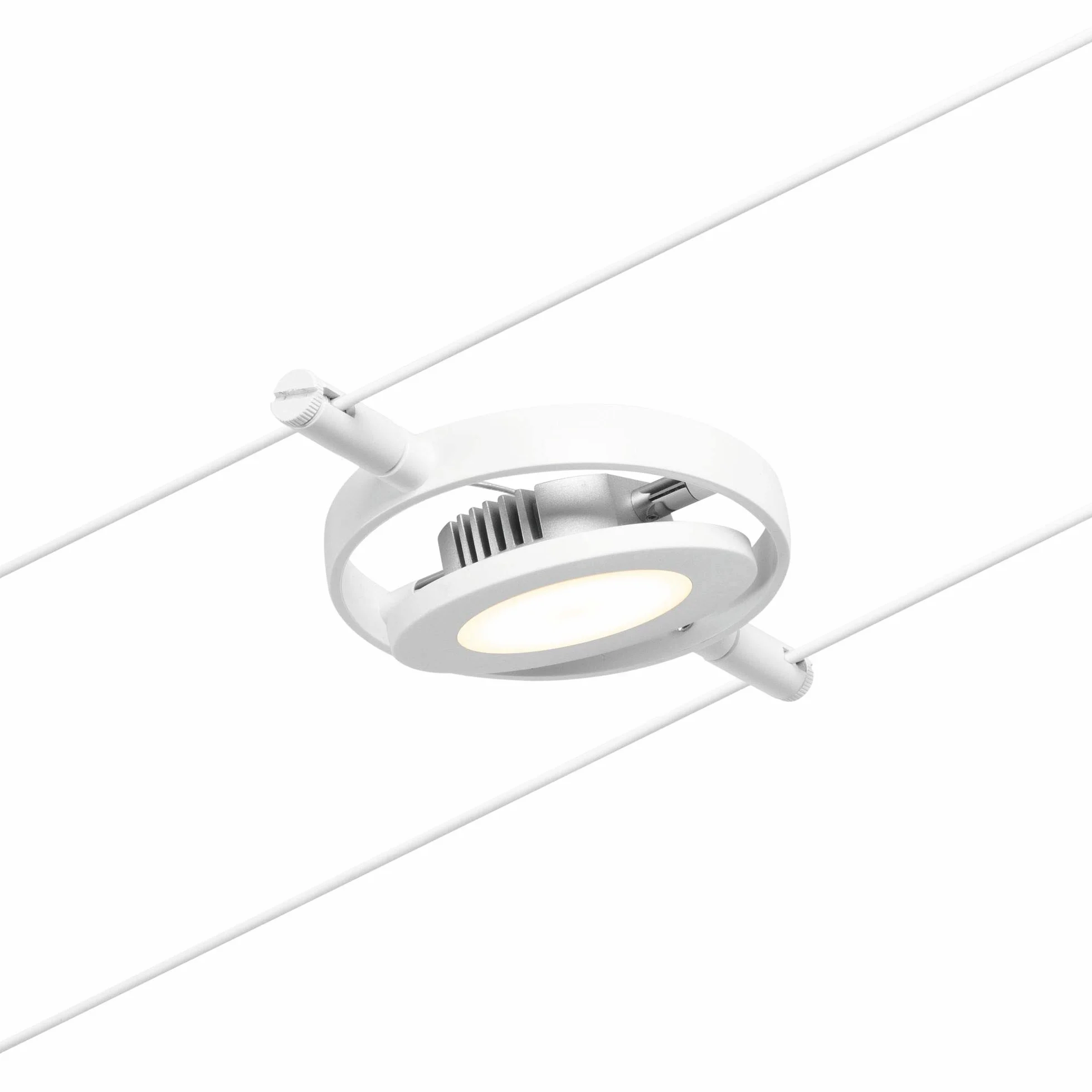 Paulmann CorDuo Juego sistema cable LED RoundMac DC 5x4.5W extensible Blanco cromado 3000K