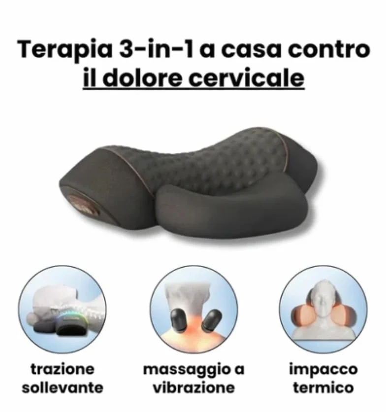 SomniX Masajeador Cervical 3 en 1