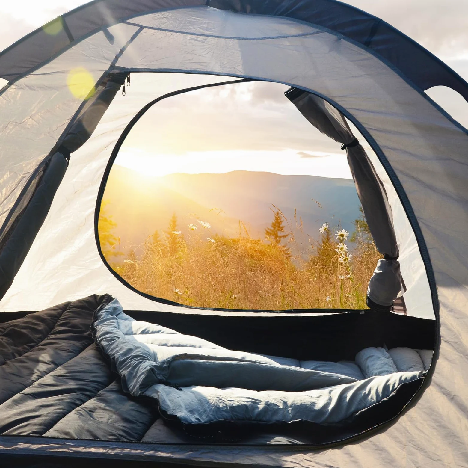 Saco de dormir doble de invierno para parejas de adultos, saco de dormir para 2 personas, saco de dormir para clima frío, doble ancho y cálido para camping, mochileros o senderismo