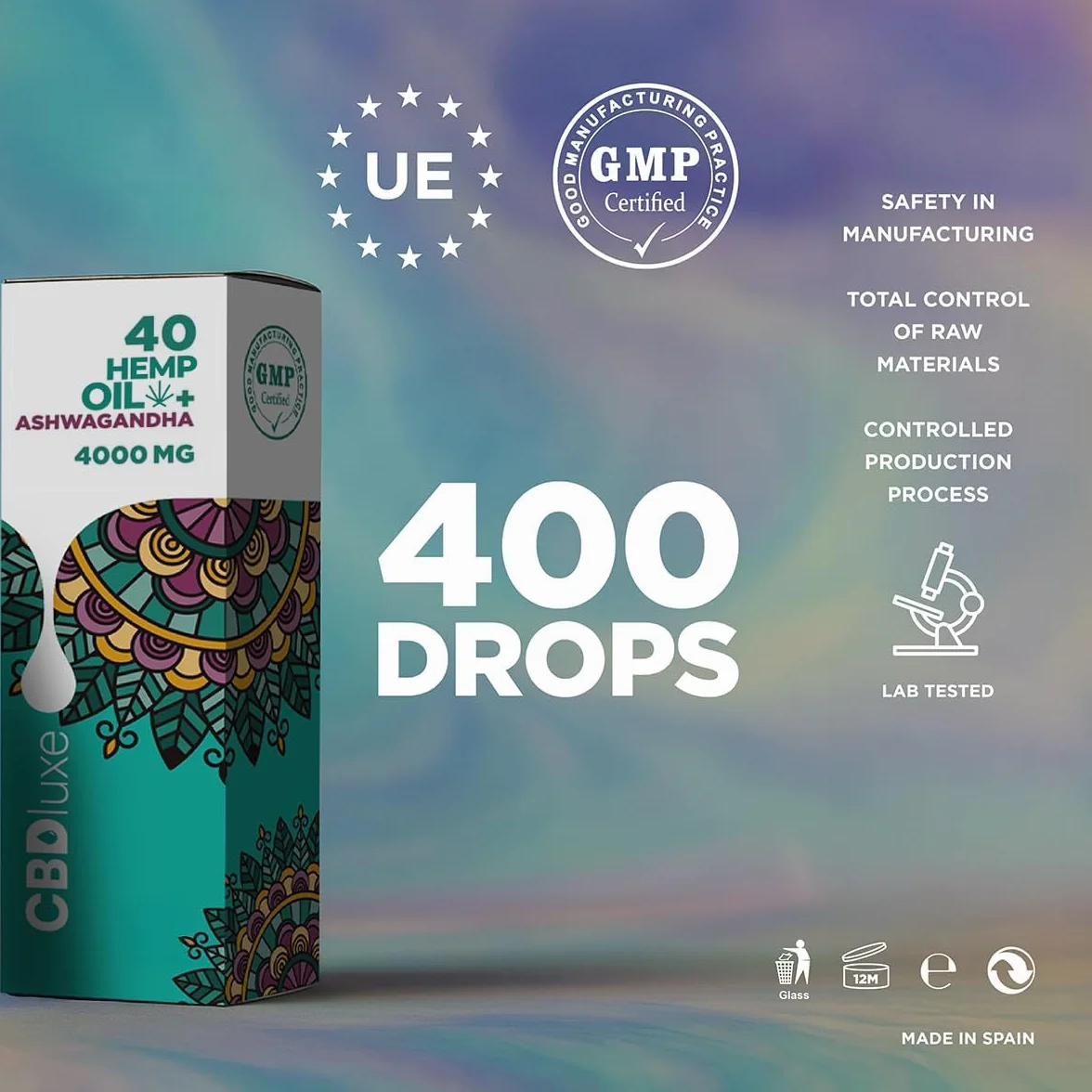 Aceite de Semilla de Cáñamo Orgánico Máxima Potencia Pureza Certificado CPNP