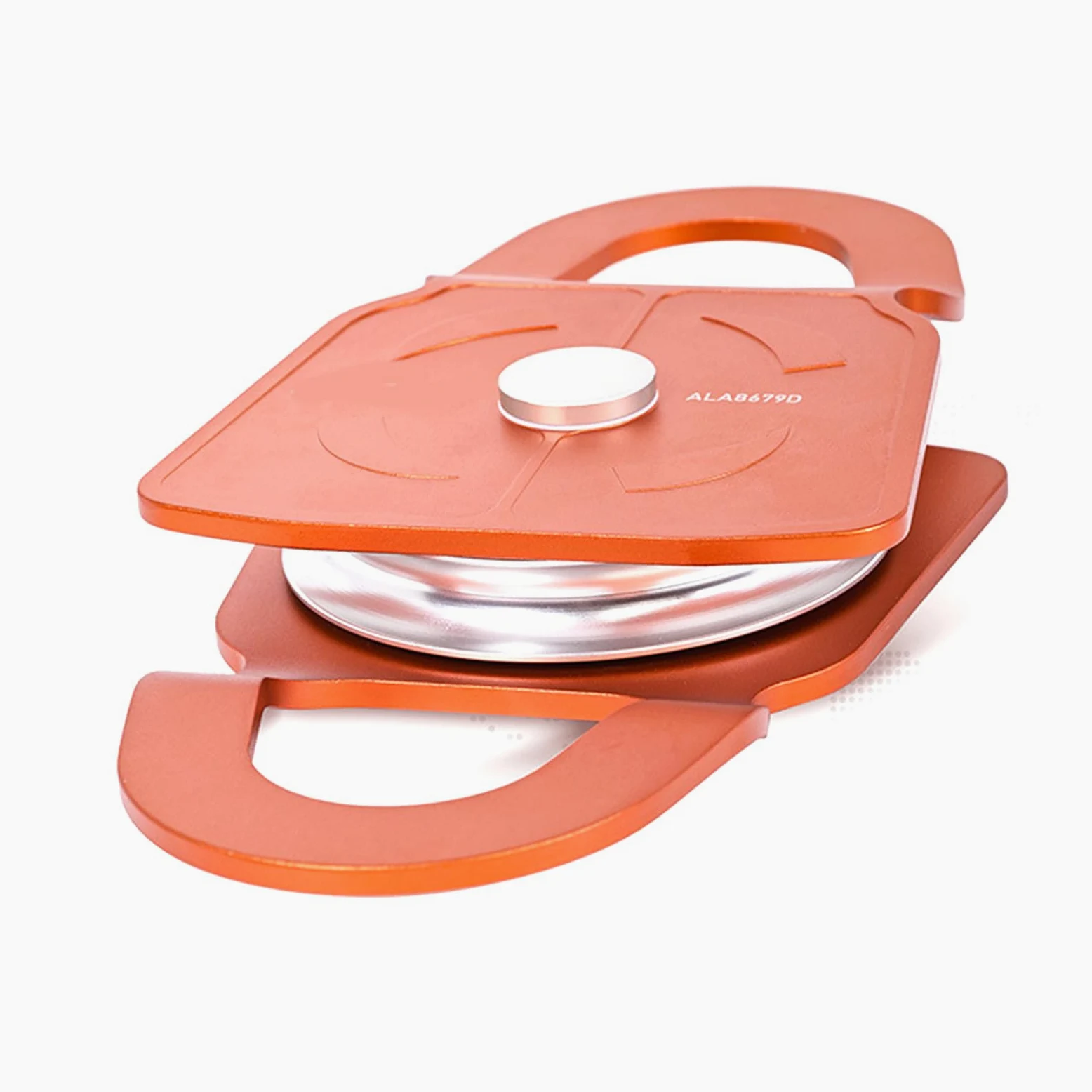 Pulleys Heavy Type Aluminum Alloys with Side Plate 360 Degree Swivels Pulleys for Mountaineering Construction Load Movemen Rusts Resistant Climbing Equipment