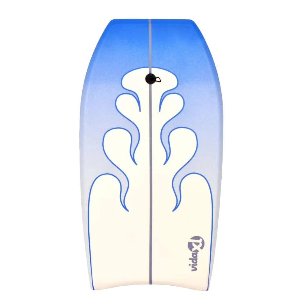 Tabla de bodyboard azul de 94 cm con correa de seguridad, núcleo EPS antideslizante, base de PP, ideal para surf, natación, deportes acuáticos, playa, mar, niños, principiantes, al aire libre