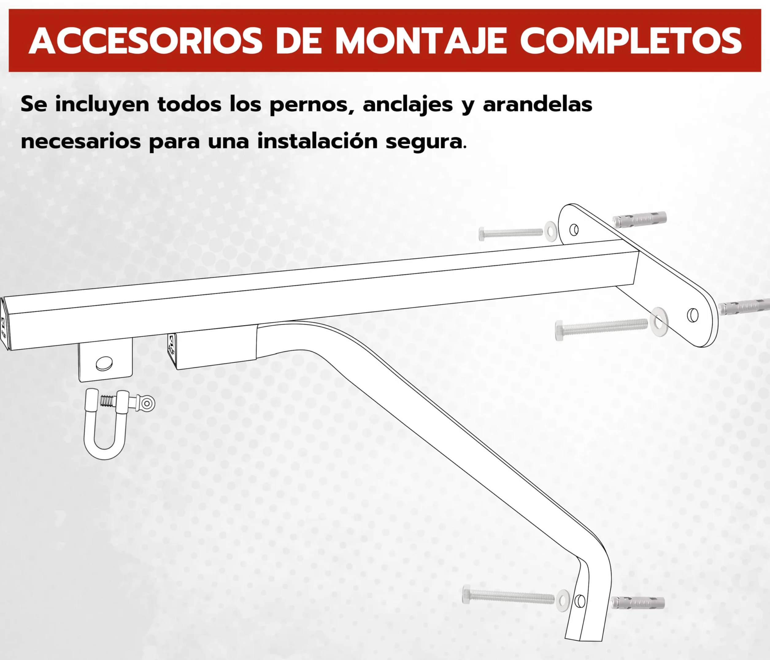 AQF Soporte De Pared para Saco De Boxeo, Boxeo Pared Soporte, Soporte Pared Saco Boxeo MMA, UFC, Gimnasio En Casa, Ganchos De Techo
