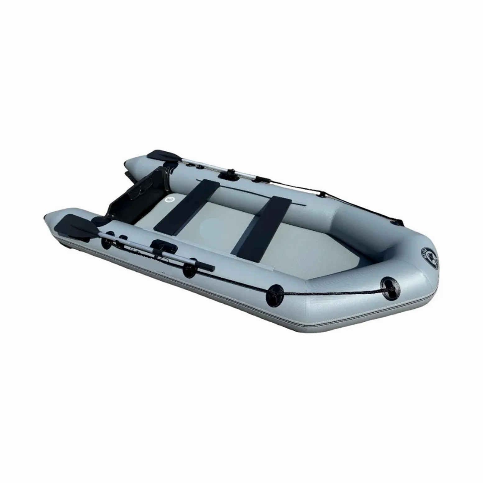 Barco Inflable de PVC 9,2 pies for Pesca, Surf, Kayak y Barcos Carreras, Asalto portátil for Deportes acuáticos al Aire Libre 3 a 4 Personas