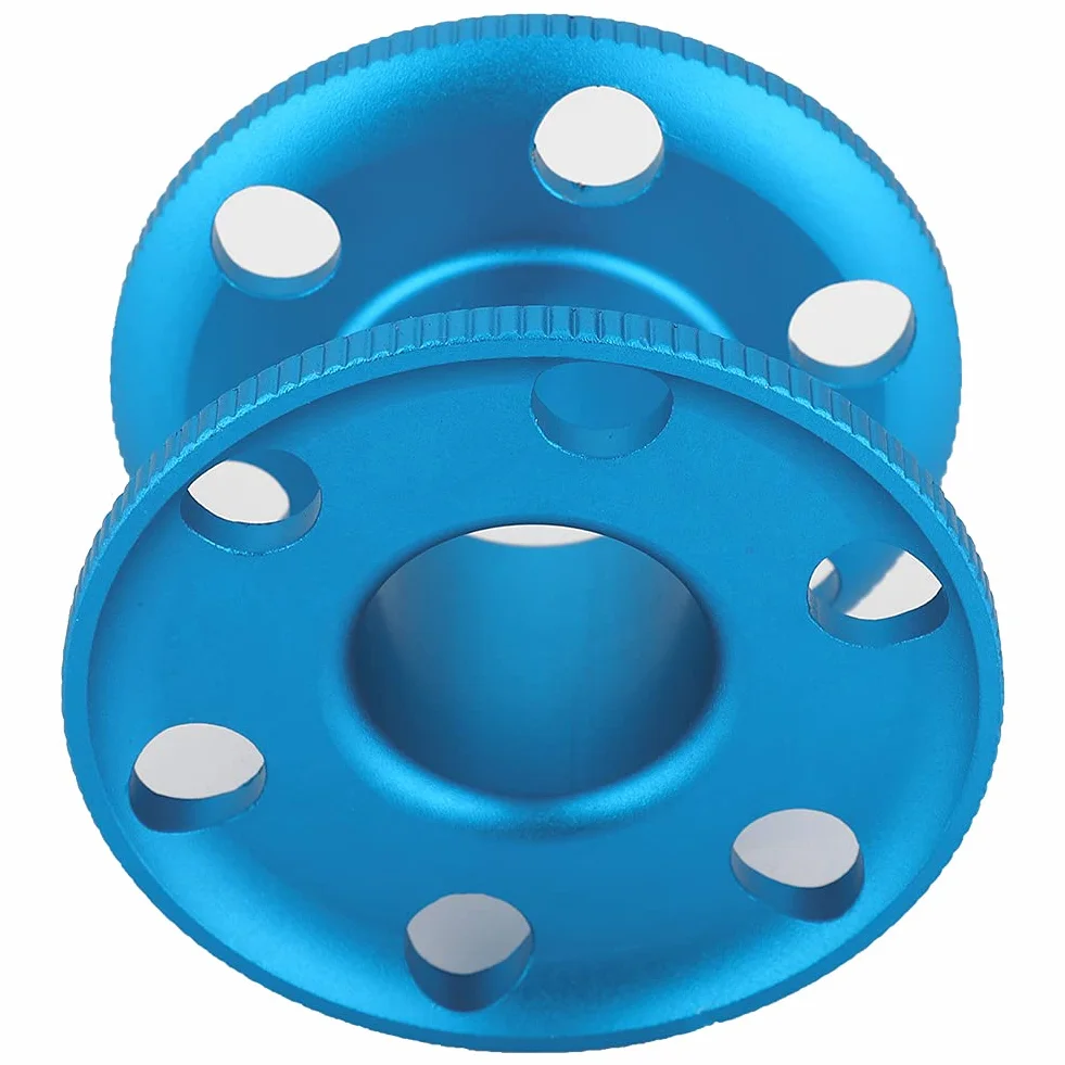 Carrete de dedo de buceo, aleación de aluminio duradera, carrete de buceo, accesorio de esnórquel submarino