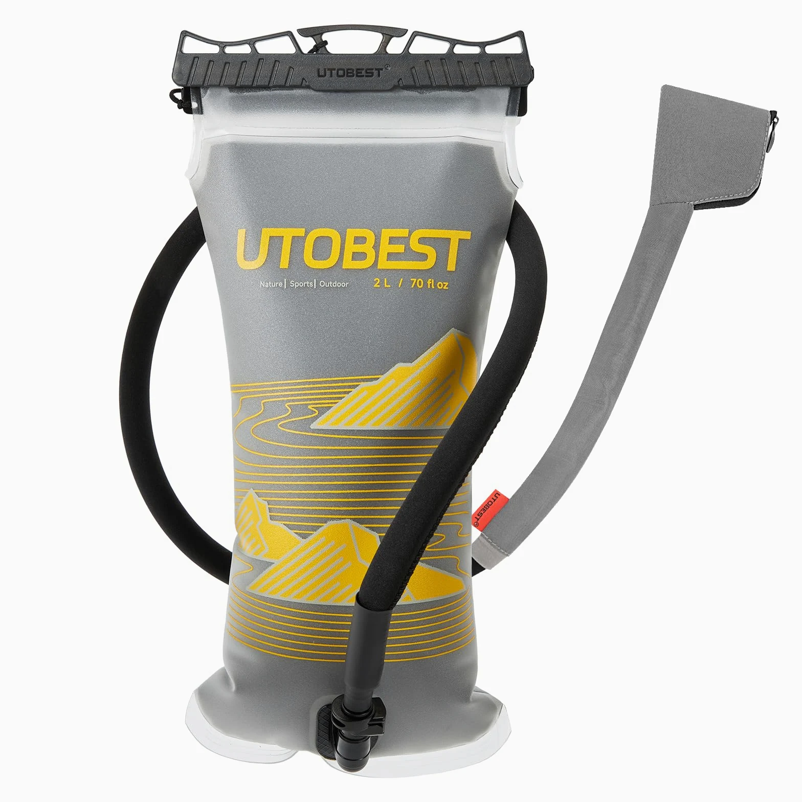 UTOBEST Bolsa de agua aislada 2L 3L, vejiga de hidratación térmica, a prueba de fugas y sin BPA, mantiene la temperatura durante horas, perfecta para correr, senderismo, esquí, camping