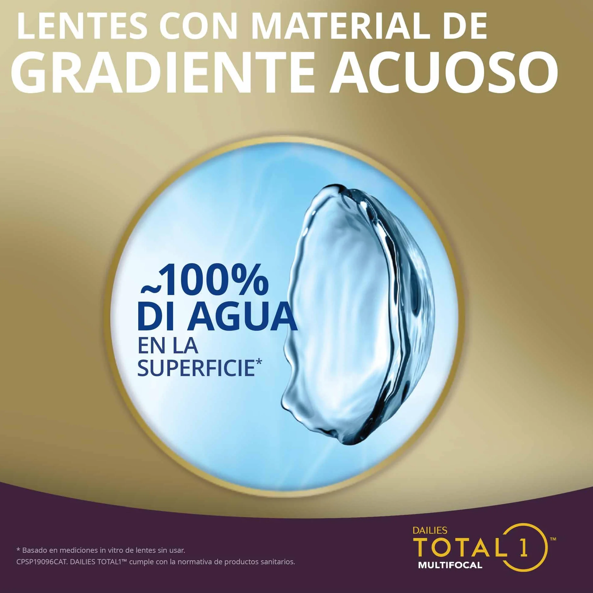 Dailies Total 1 Multifocal -3.25 8.50 mm 0.10 mm 14.10 mm Caja 30 Lentes
