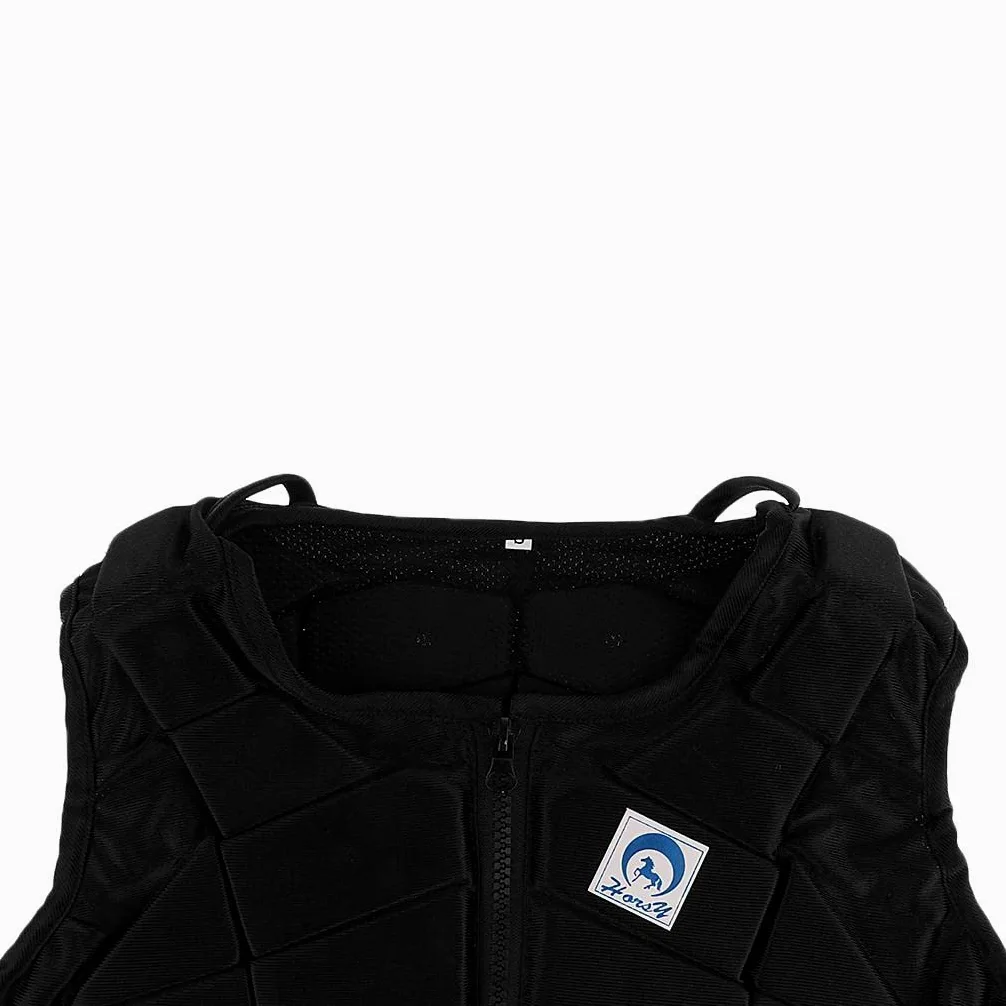 Qianly Traje de Equitación EVA Protector Corporal Negro