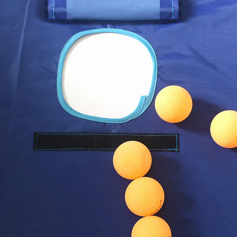 captura | Red plegable colección pelotas tenis mesa – Robot automático | portátil para entrenamiento múltiples pelotas entrenamiento para una sola