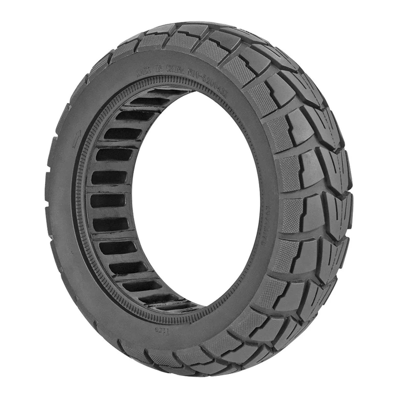 Neumático sólido for patinete eléctrico, compatible con Speedway, 5, Dualtron, 3 y KuGoo,. todoterreno G-Booster G2 Pro de 10 pulgadas, x 2,75, 85/65-6 rueda de scooter de goma maciza
