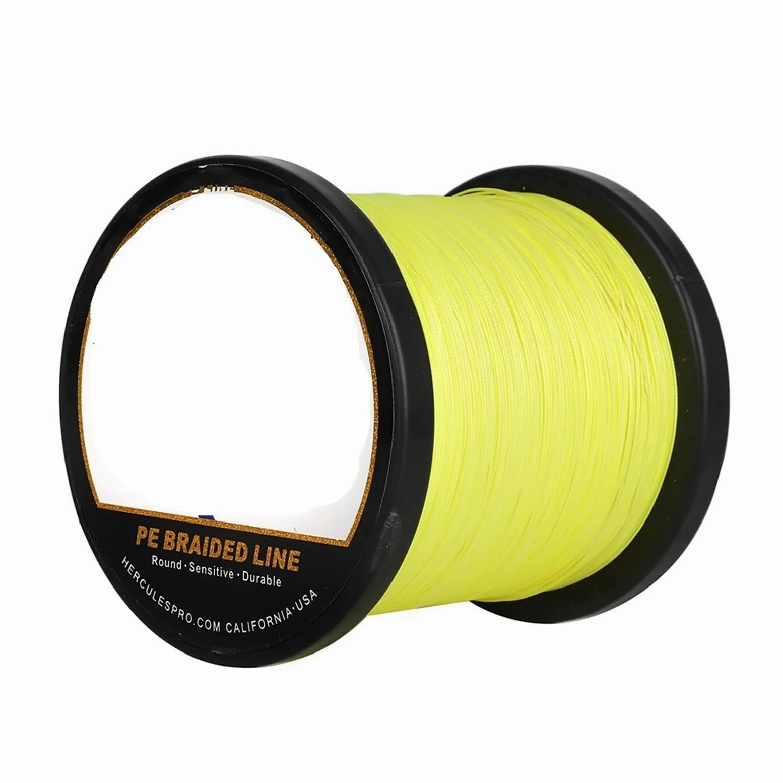 Hilo De Pesca Sedal de Pesca 12 hebras, Amarillo, 300M, 500M, 1000M, 10-420LB, líneas Trenzadas Nivel, Resistente a la abrasión, Estiramiento Cero