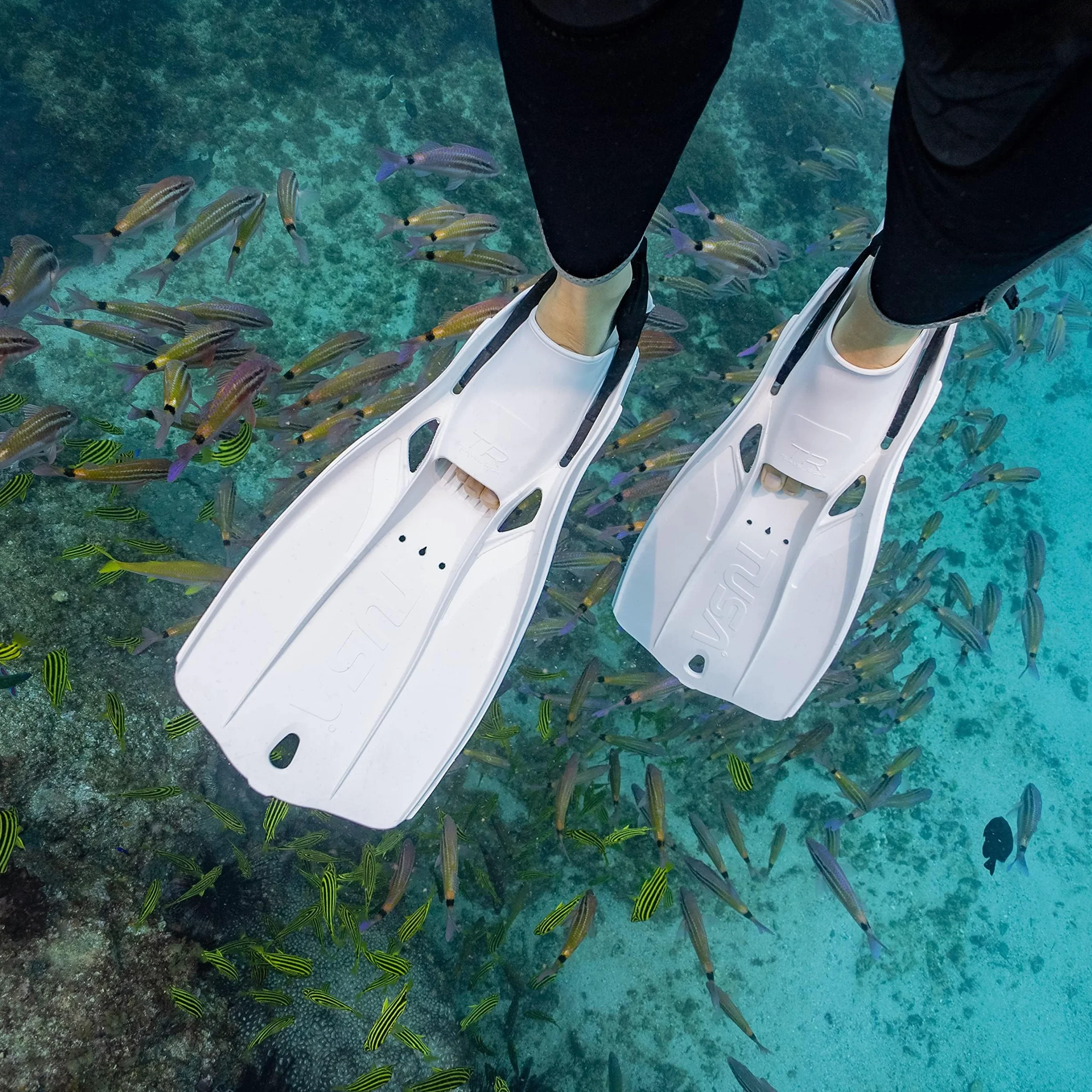 Tusa Sf-0110 Travel Right Scuba Diving Fins Aletas de Buceo, Unisex Adulto