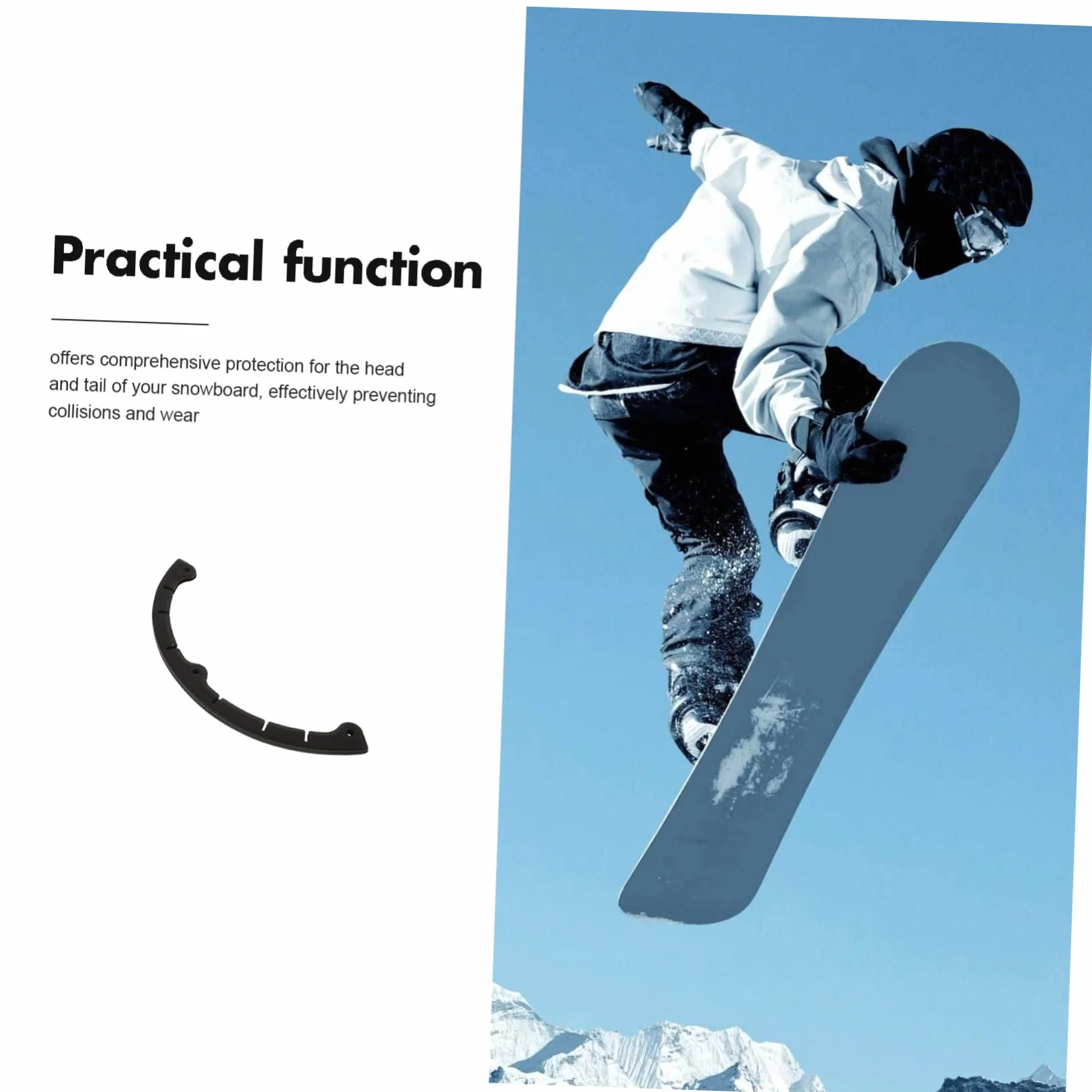 Funda Protectora para Tabla de Snowboard Y Patineta para Mujeres Y Hombres Protector de Borde para Tabla de Skate Protector de Punta de Esquí Fundas para Tabla de Skate Accesorios