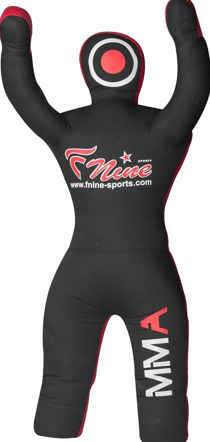 FNine Sports MMA Grappling Dummy, para Judo, Lucha, Jiu Jitsu brasileño, Presentación y Lanzamiento de bolsa de lona sin llenar