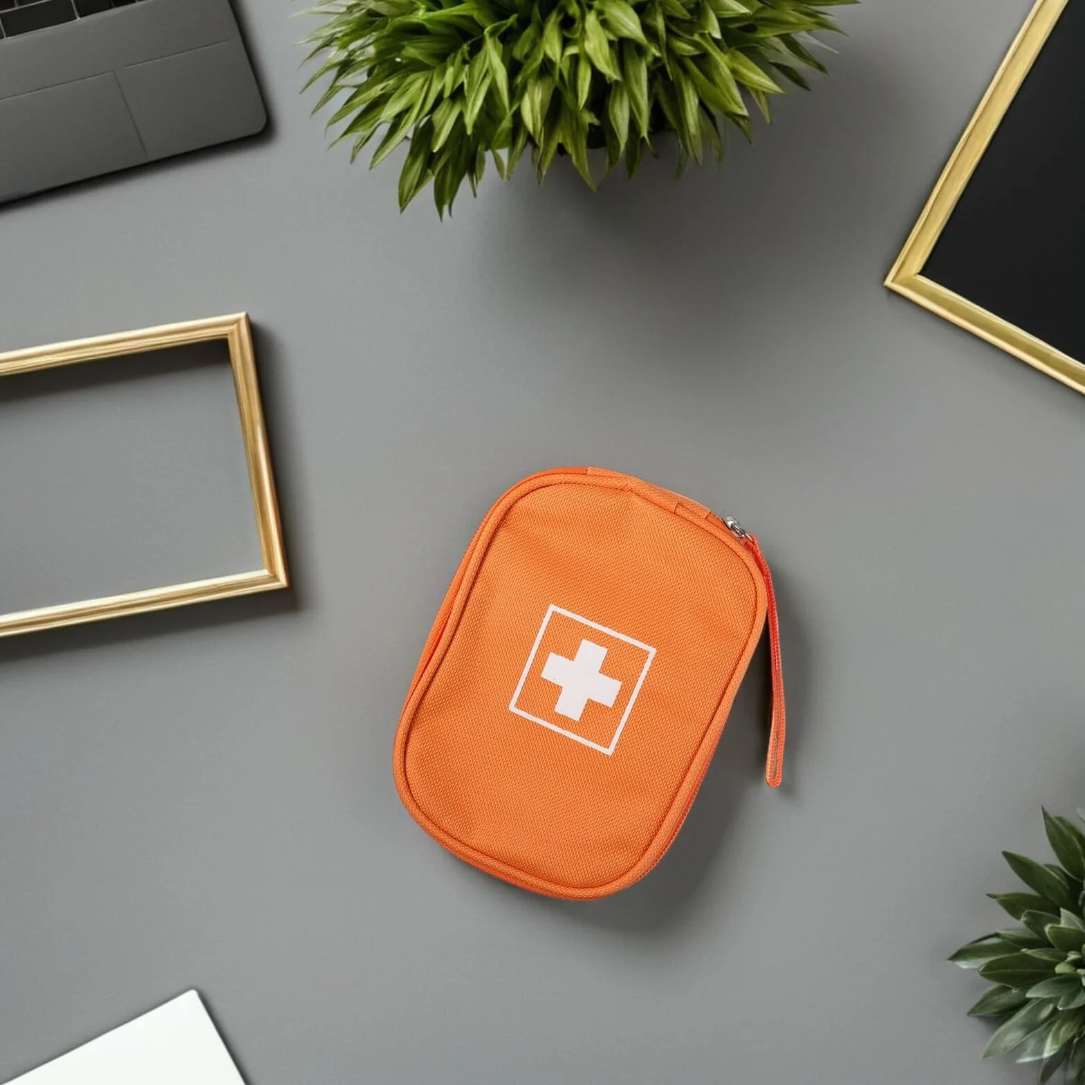 Bolsa Médica Portátil Pequeña con Asa Organizador para Almacenamiento de Medicamentos Bolsa de Salud Ligera para Emergencias y Viajes al Aire