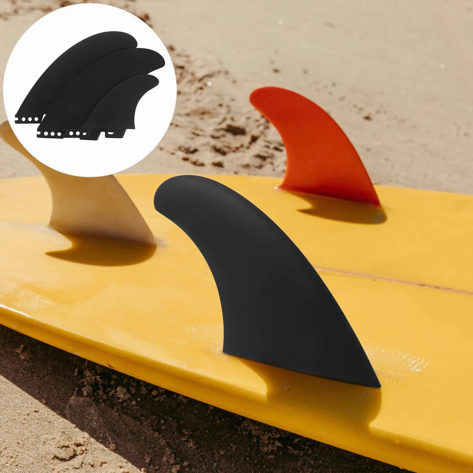 PRETYZOOM Accesorios para Tablas De Surf Reemplazo De Aletas De Sup Aletas De Surf De Parte Trasera De Tabla para Paddle y Kayak Agua