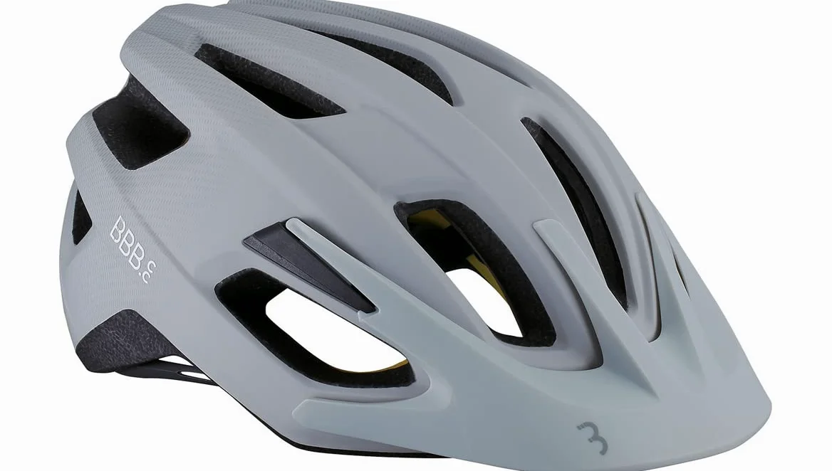 BBB Cycling Bike Dune BHE-22B Casco de Ciclismo de Carretera y montaña MIPS Protección de Seguridad Visera Desmontable Ligera Certificado CE Hombres Mujeres Talla S (52-55 cm), Negro Mate 2.0