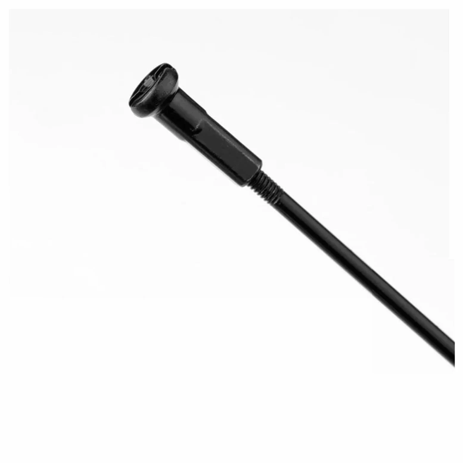 Radios Planos de Bicicleta Radios de Bicicleta 14G2.0mm Cabeza Recta de Acero Inoxidable Negro Recto Dibujado Alambre de Acero de Igual diámetro 28 Uds Piezas de Bicicleta(268mm)
