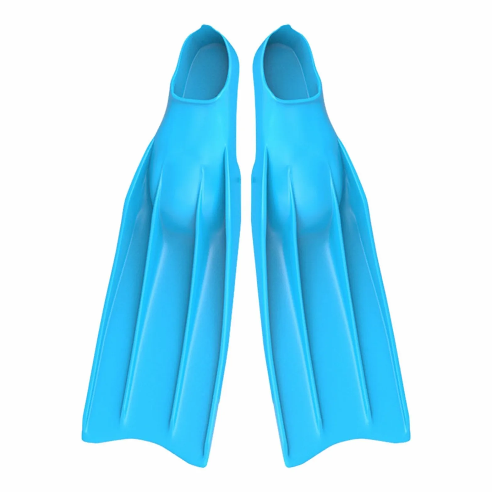 Homyl Aletas de Snorkel, Aletas de Natación de Silicona, Aletas Largas Profesionales para Entrenamiento de Natación para Hombres Y Mujeres, Aletas de Buceo