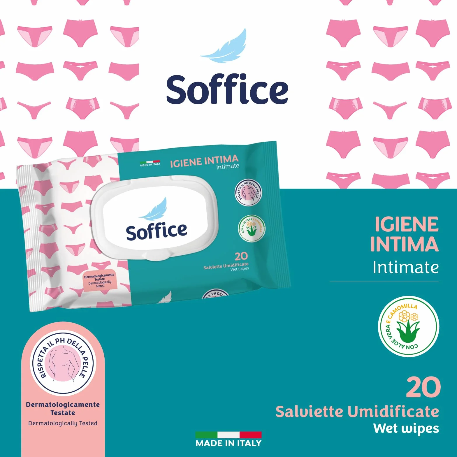 Toallitas húmedas Pop-Up 20 uds. papel higiénico húmedo desinfectante