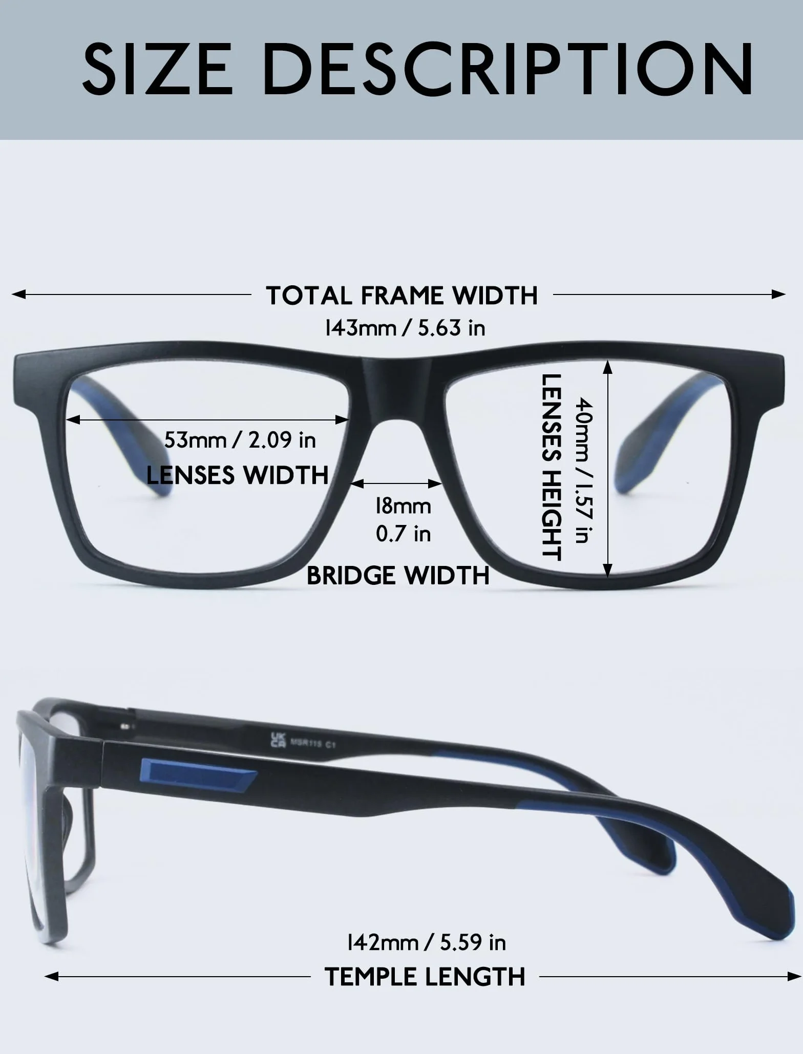 MODFANS Varillas de Goma 4 Gafas de Lectura Anti Luz Azul Lente Clara Colores Mezclados
