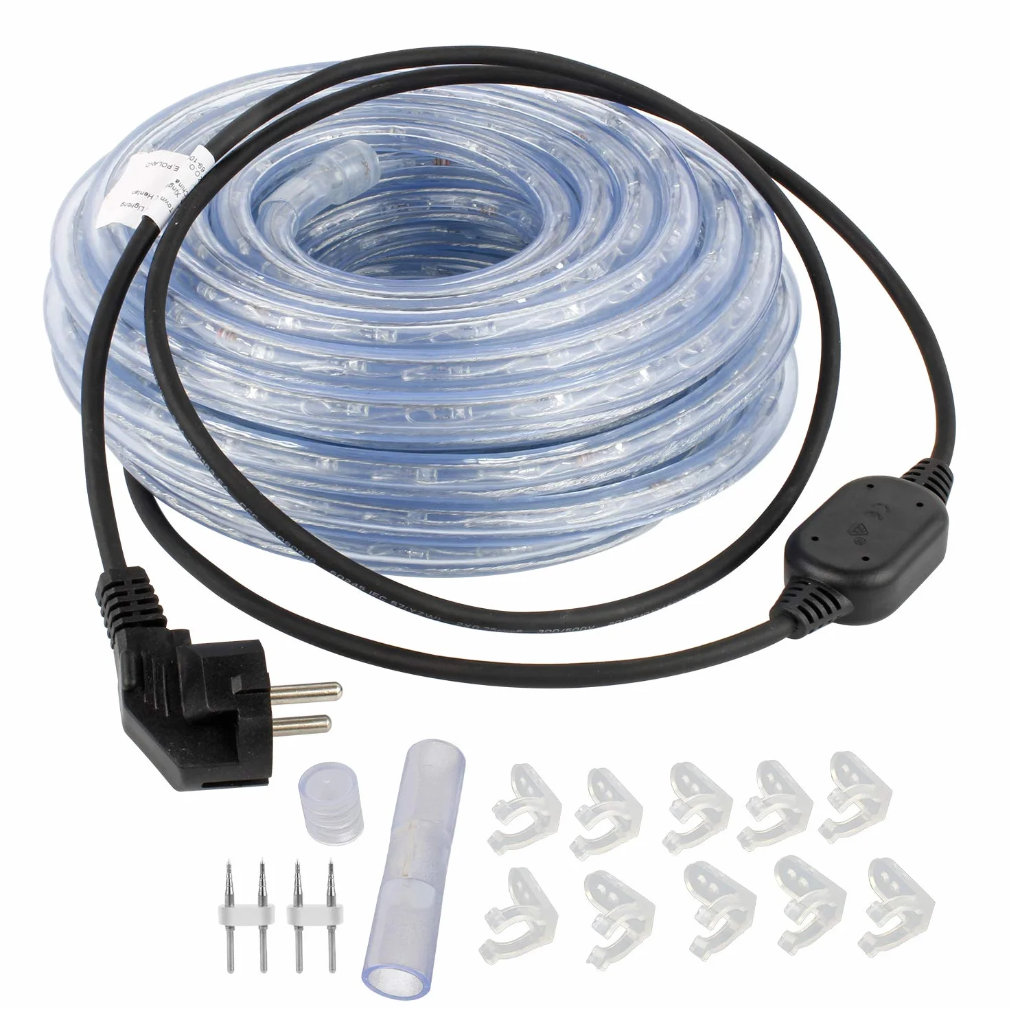 Forever Speed 30M Tubo de LED Manguera LED Luces de Tira Blanco Cálido Exterior e Interior