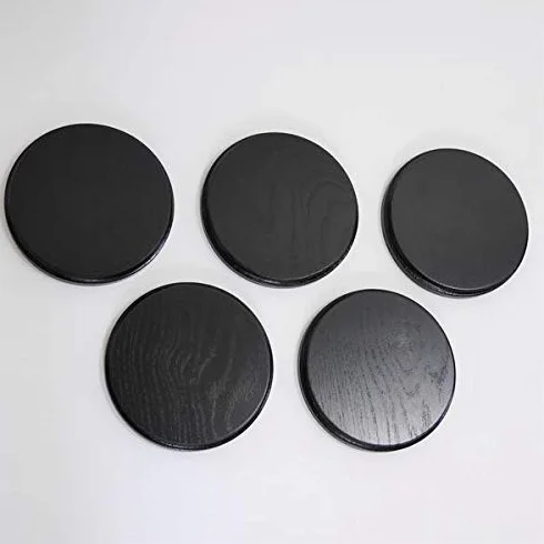 GTK Geweihe & Trophäen KRUMHOLZ 5 Placas de cuña para Armas Redondas 15 cm Color Oscuro