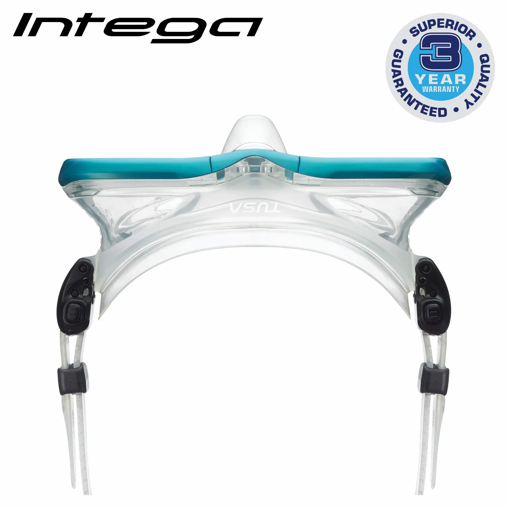 TUSA M-2004 Intega - Mascarilla de buceo, color negro