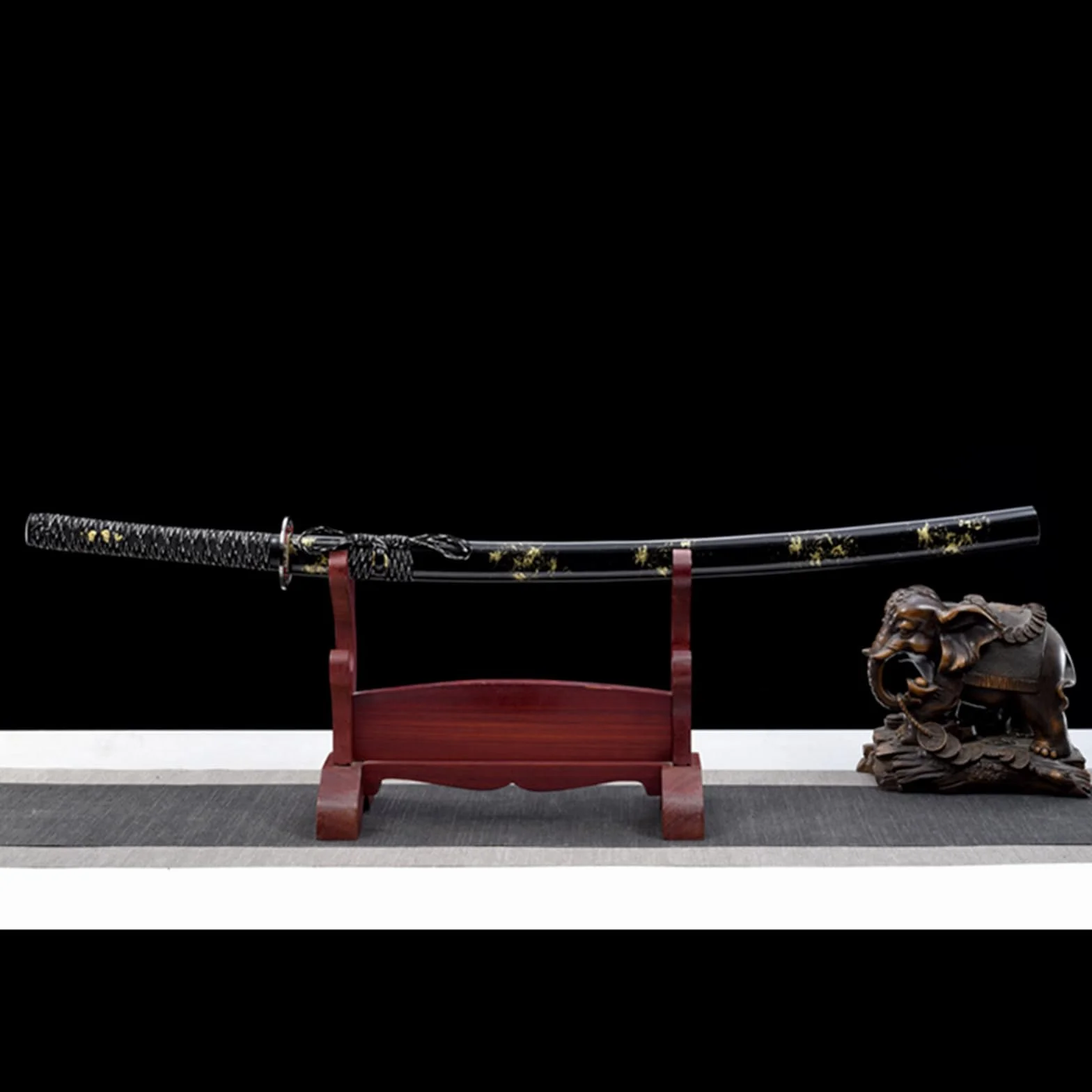 Katana de bambú Natural 103cm Bokken Hecho a Mano Espada samurái de Madera para Entrenamiento Kendo