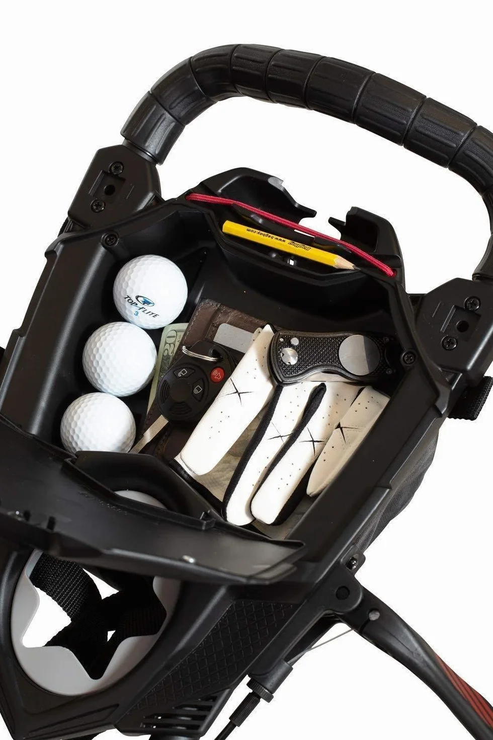 Bag Boy Nitron Trolley Carrito de Golf de Tres Ruedas
