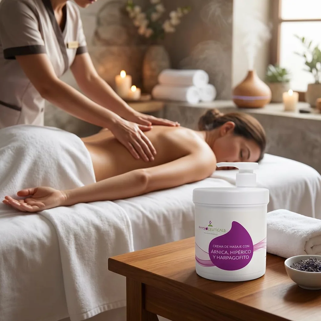 PHYSIOCEUTICALS Crema Masaje Árnica Hipérico Harpagófito 1000ml + Dosificador
