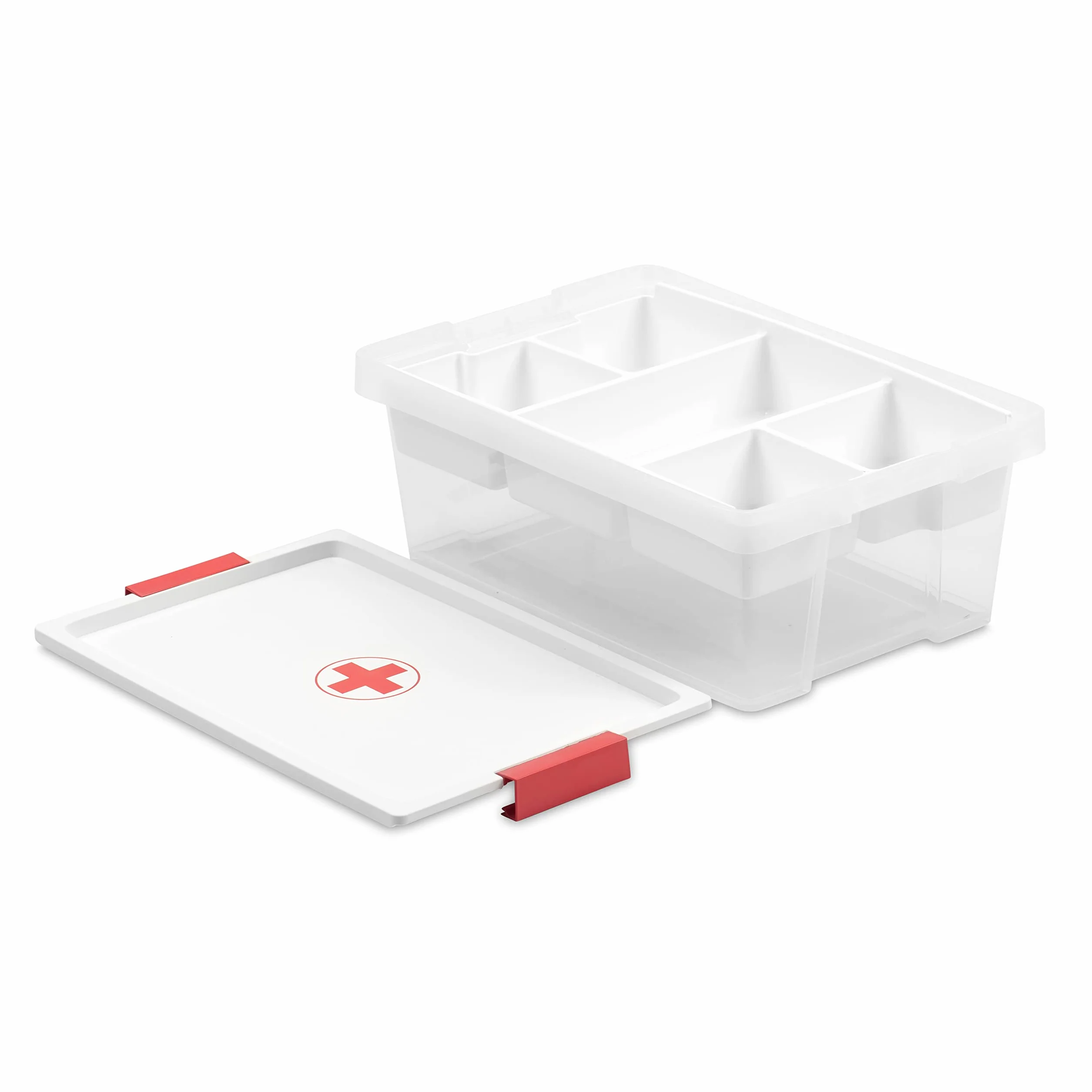 Tatay Caja Botiquín 7L Plástico Reciclado Libre BPA 25x36x13,5 cm Blanco