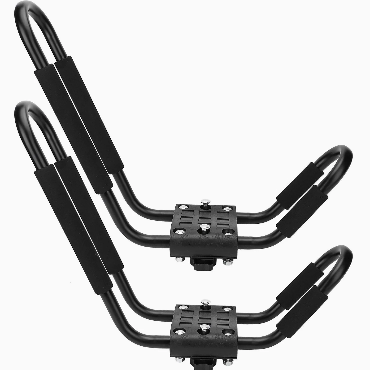 Porta Kayak, para propietarios de Kayak, Soporte de Techo Resistente, construcción de Metal antioxidante, Acolchado Antideslizante, Ajuste Universal para la mayoría de