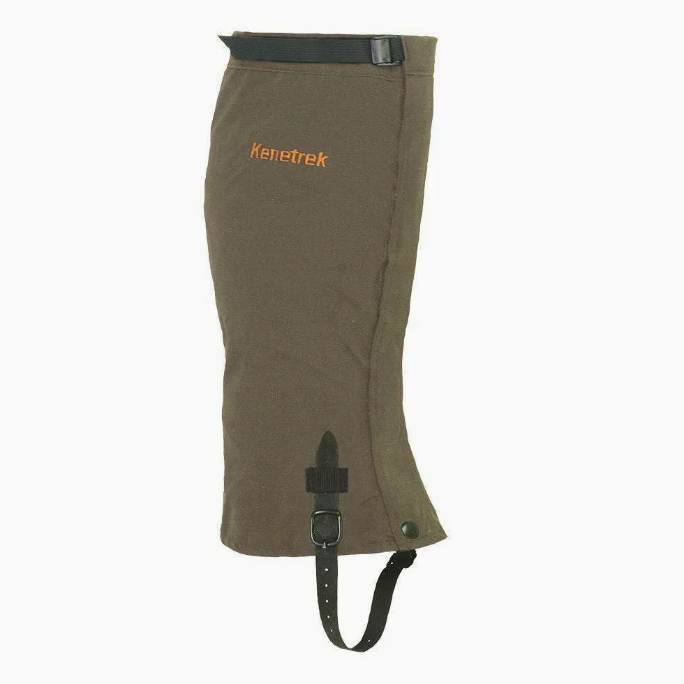 Kenetrek Polainas de caza transpirables para hombre con cierre de velcro