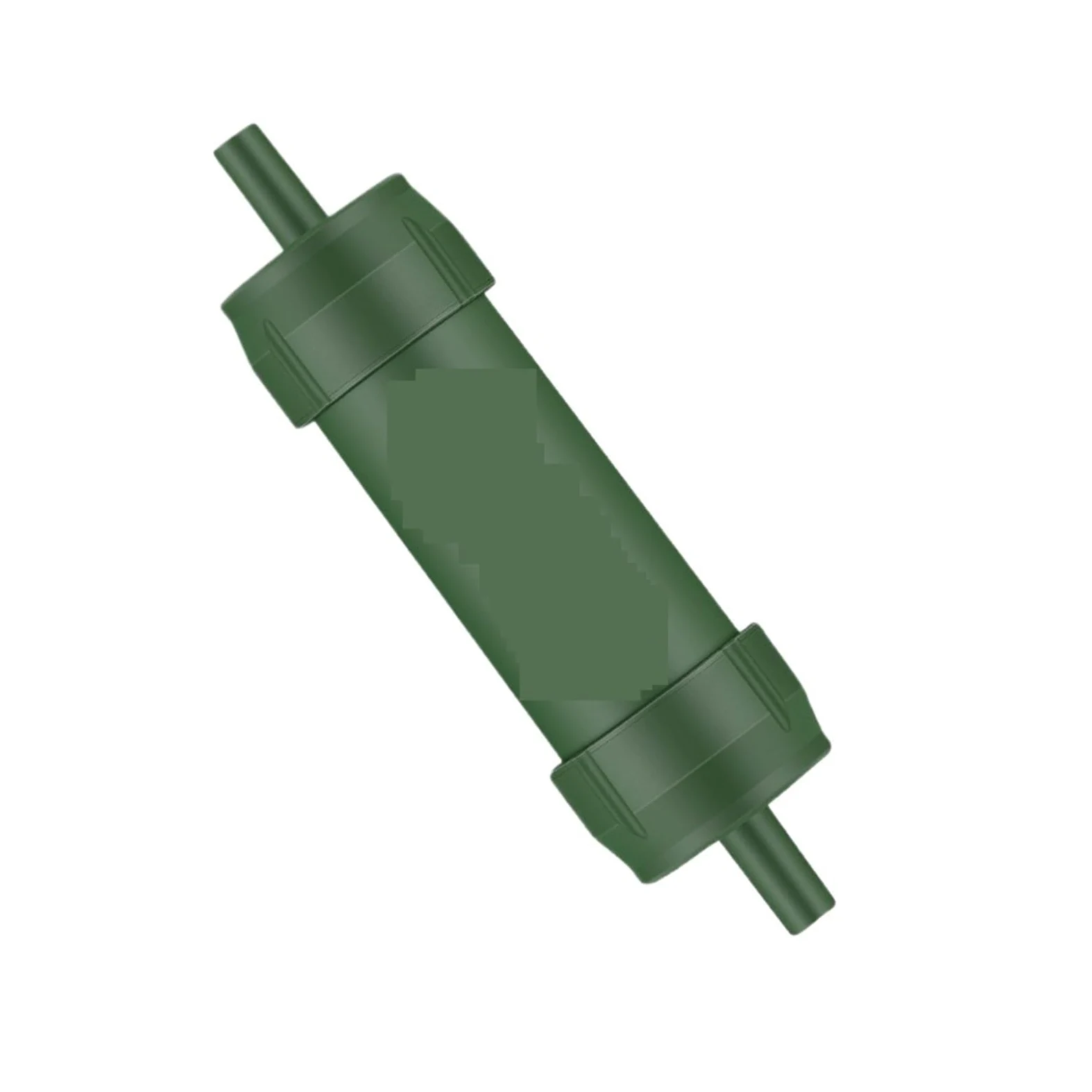 Filtro de purificación de agua portátil, pajita, purificador de agua de micras de supervivencia al aire libre for suministros de emergencia, 1 ud.(Green)