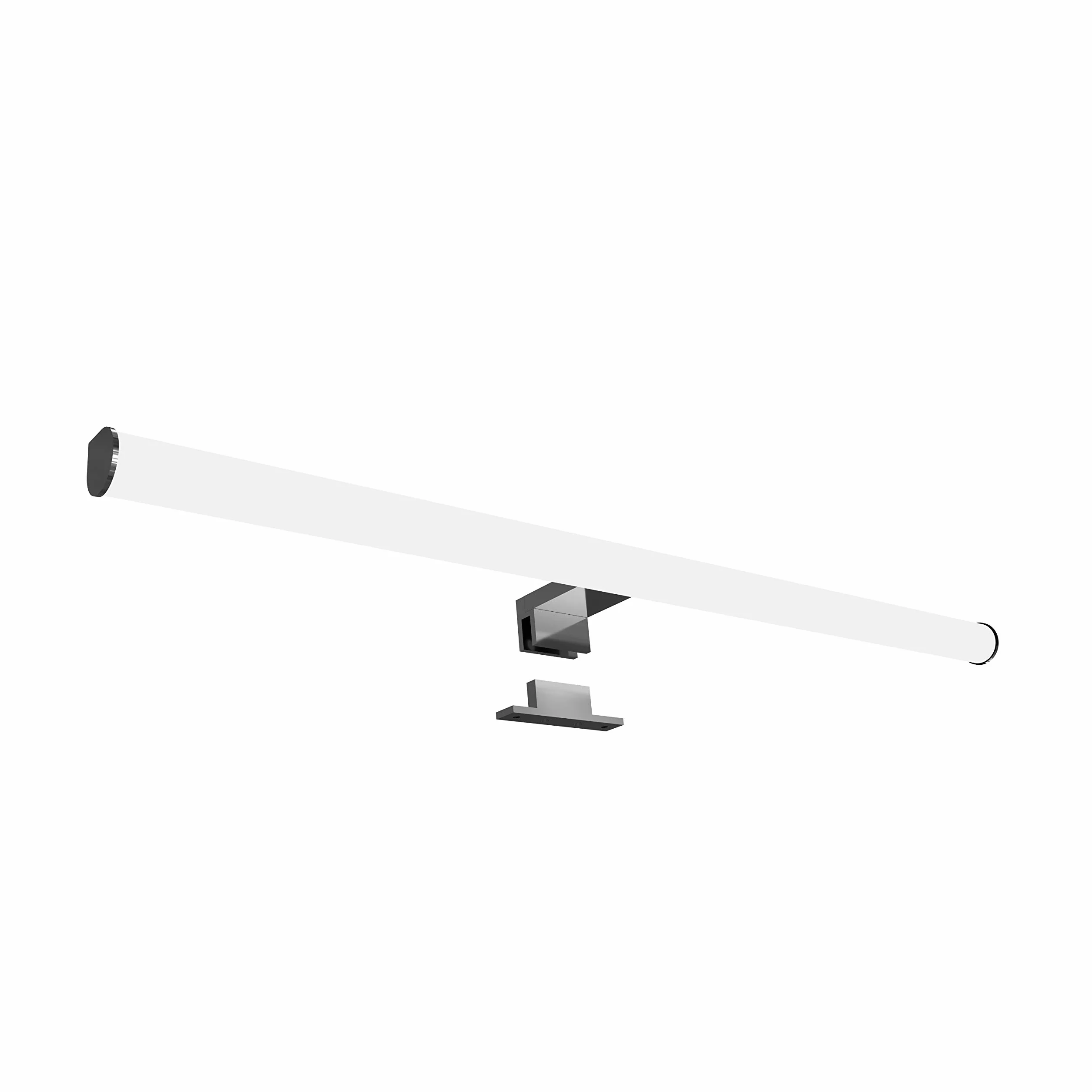 Luminaria Para Espejo LED 600 mm Superficie 230 V Cuarto de Baño Cromada Blanco Newtro