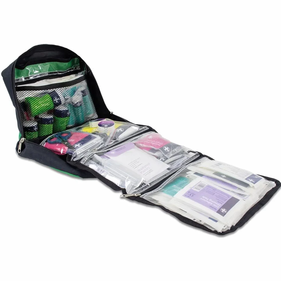 Lewis-Plast Kit Completo De Primeros Auxilios 309 Piezas De Primeros Auxilios Al Aire Libre - Kit Que Cumple Con Las Normas Europeas Para Interiores Y Actividades Al Aire Libre