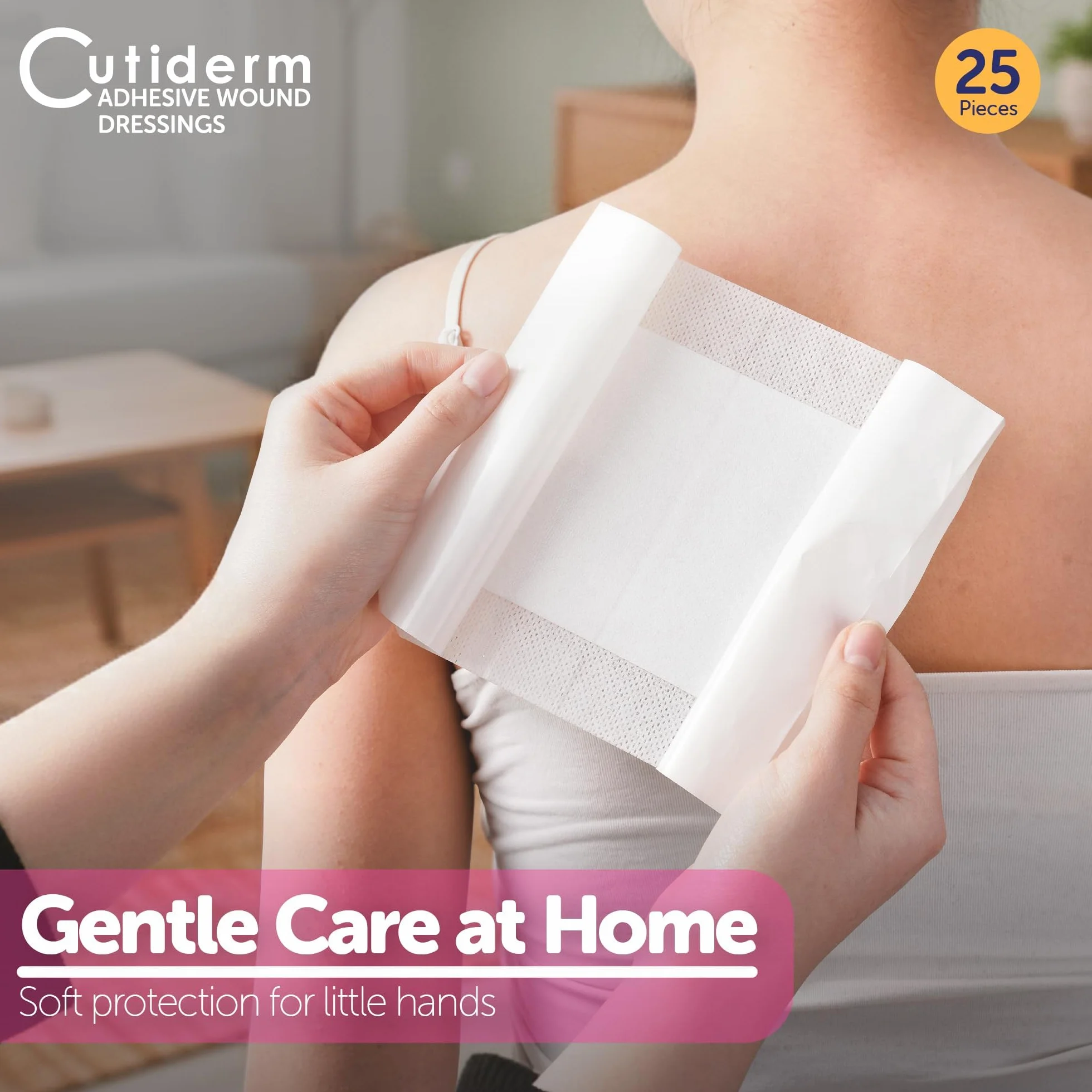 Cutiderm Apósito adhesivo estéril 15cm x 15cm caja 25