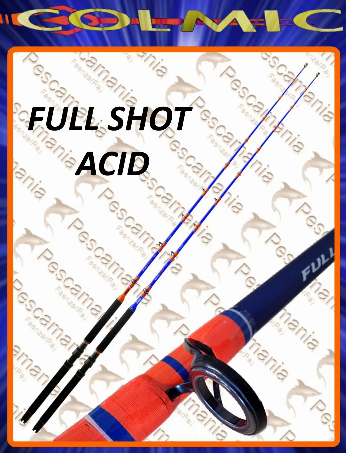 Caña de Arrastre Colmic Full Shot Acid Trolling 6'6" 20 LBS