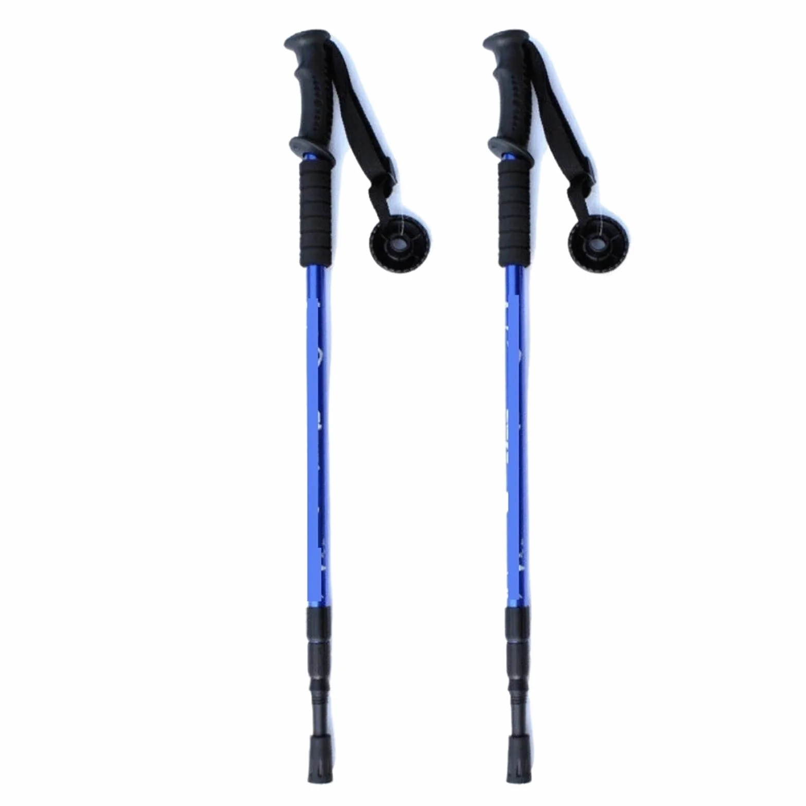 Paquete de 2 Bastones de Trekking Plegables para Senderismo, Camping y mochileros.