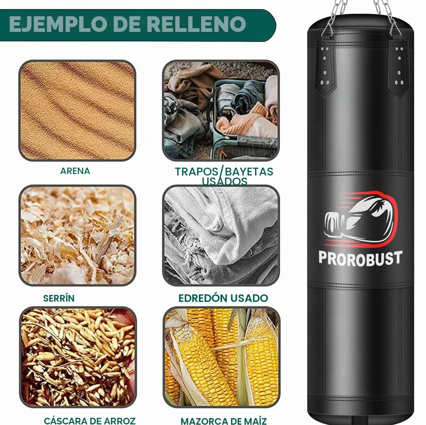 Saco de Boxeo para Adultos, Juego de Saco de Boxeo Pesado Oxford con Guantes de 12 onzas para Artes Marciales Mixtas, Kickboxing, Boxeo, Karate, Gimnasio en casa, Entrenamiento (sin