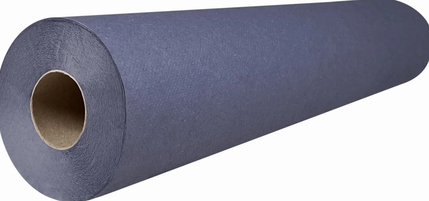 Papel Camilla Ecológico Azul 60 cm x 70 m 1 Rollo Sin Precorte