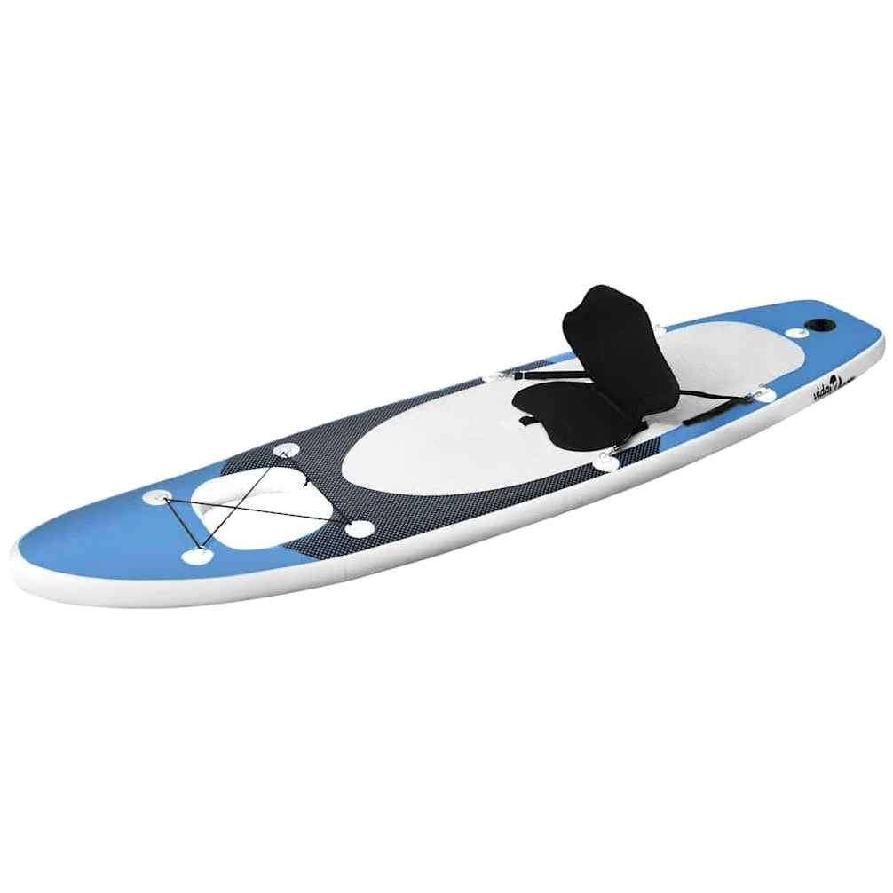 Set de Tabla de Paddle Surf Hinchable Azul Marino 330x76x10 cm Azul,93385