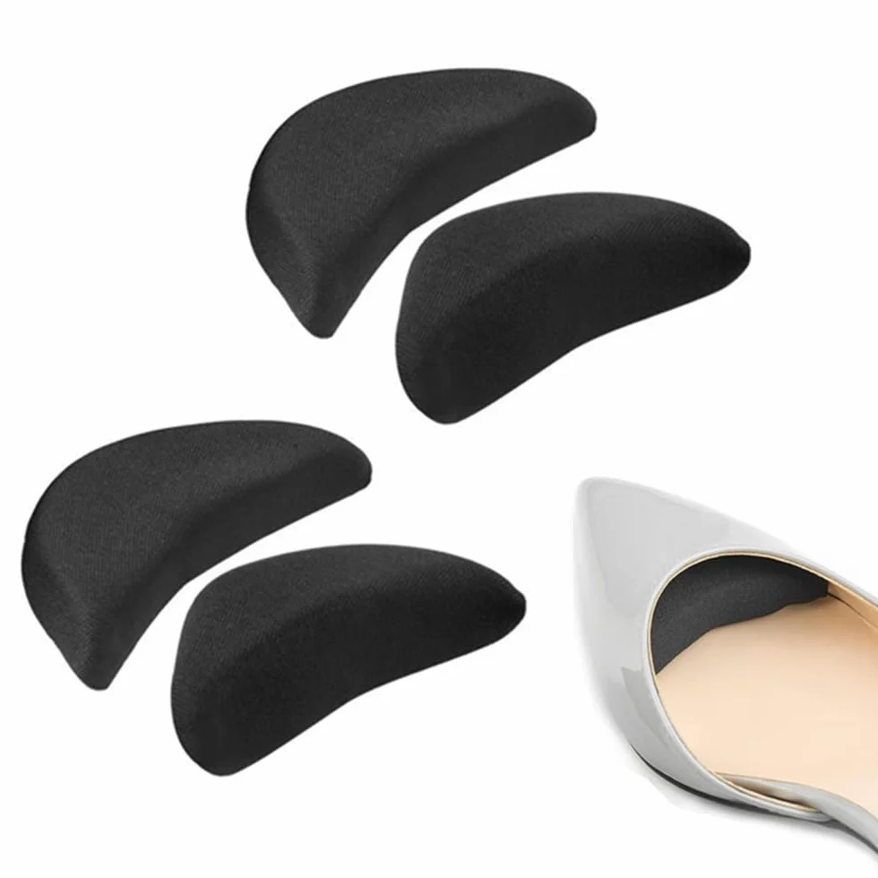 Almohadillas para pies para tacones, plantillas unisex transpirables, cojines para talón y dedos