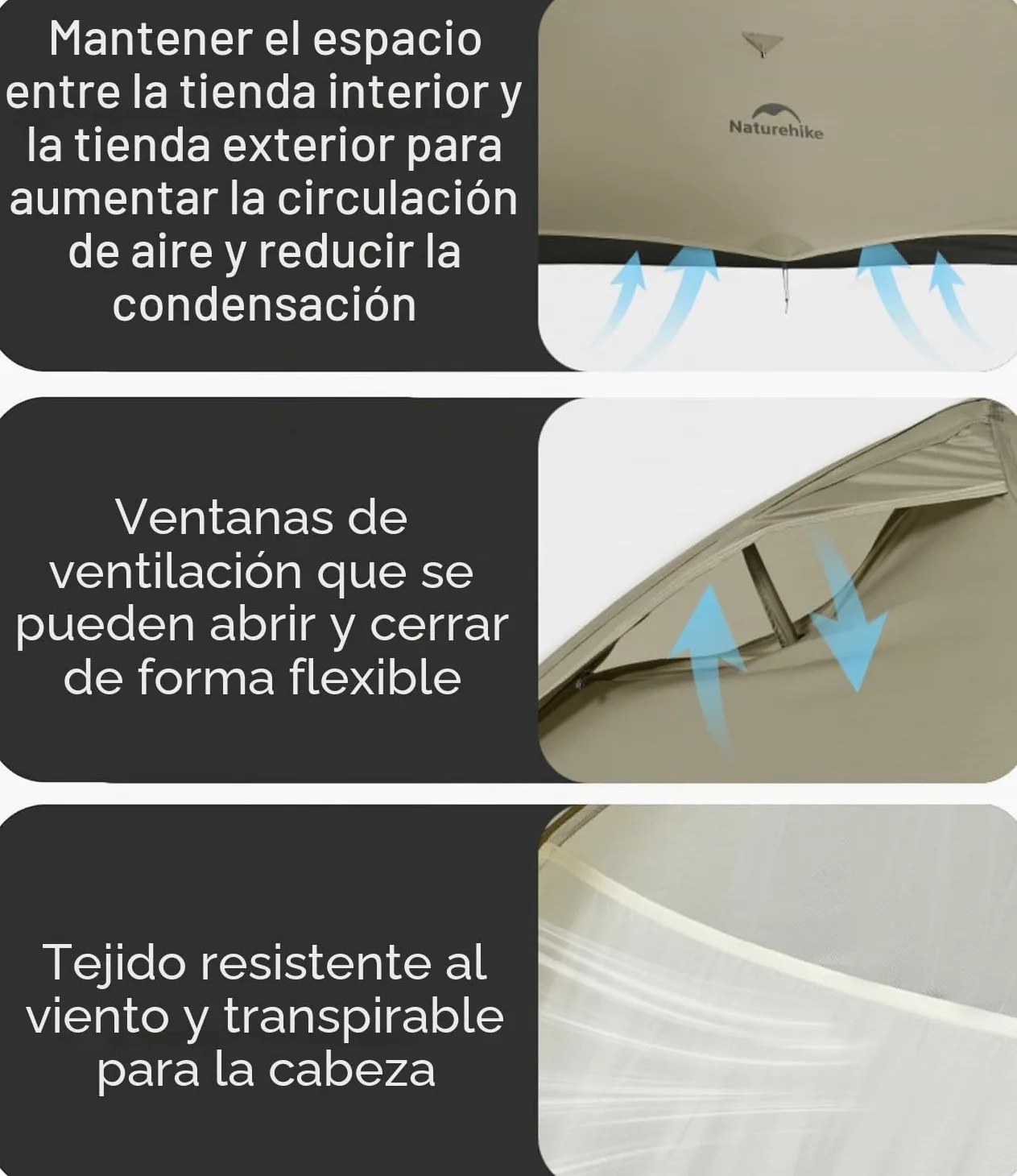 Naturehike Cloud Up Pro - Tienda de campaña ultraligera actualizada 2024, 1.75 kg (todos los accesorios incluidos), tienda de campaña doble para 2 personas, para ciclismo, camping, mochilero