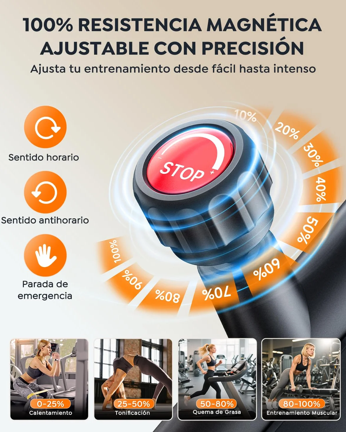2026 Burever Bicicleta Estática para Casa con APP, Bicicleta estatica Silenciosa con Resistencia Magnética 0-100%, Pantalla LCD, Soporte para Mancuernas y Portavasos, Volante 15 KG, MAX 160KG