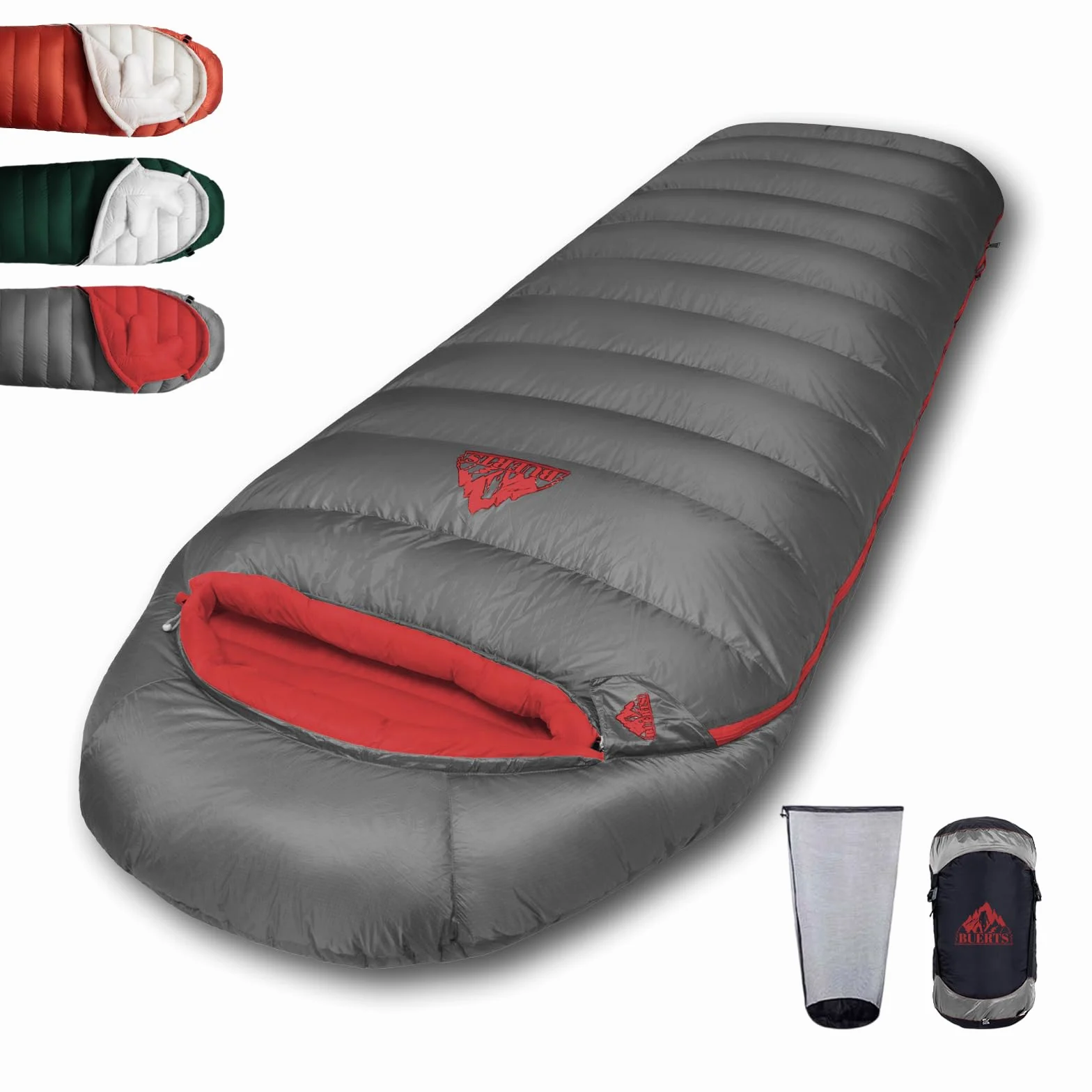 Saco de Dormir de plumón para Adultos, Saco de Dormir 680FP para Exterior de Invierno, Adecuado para Camping, Senderismo y Viajes