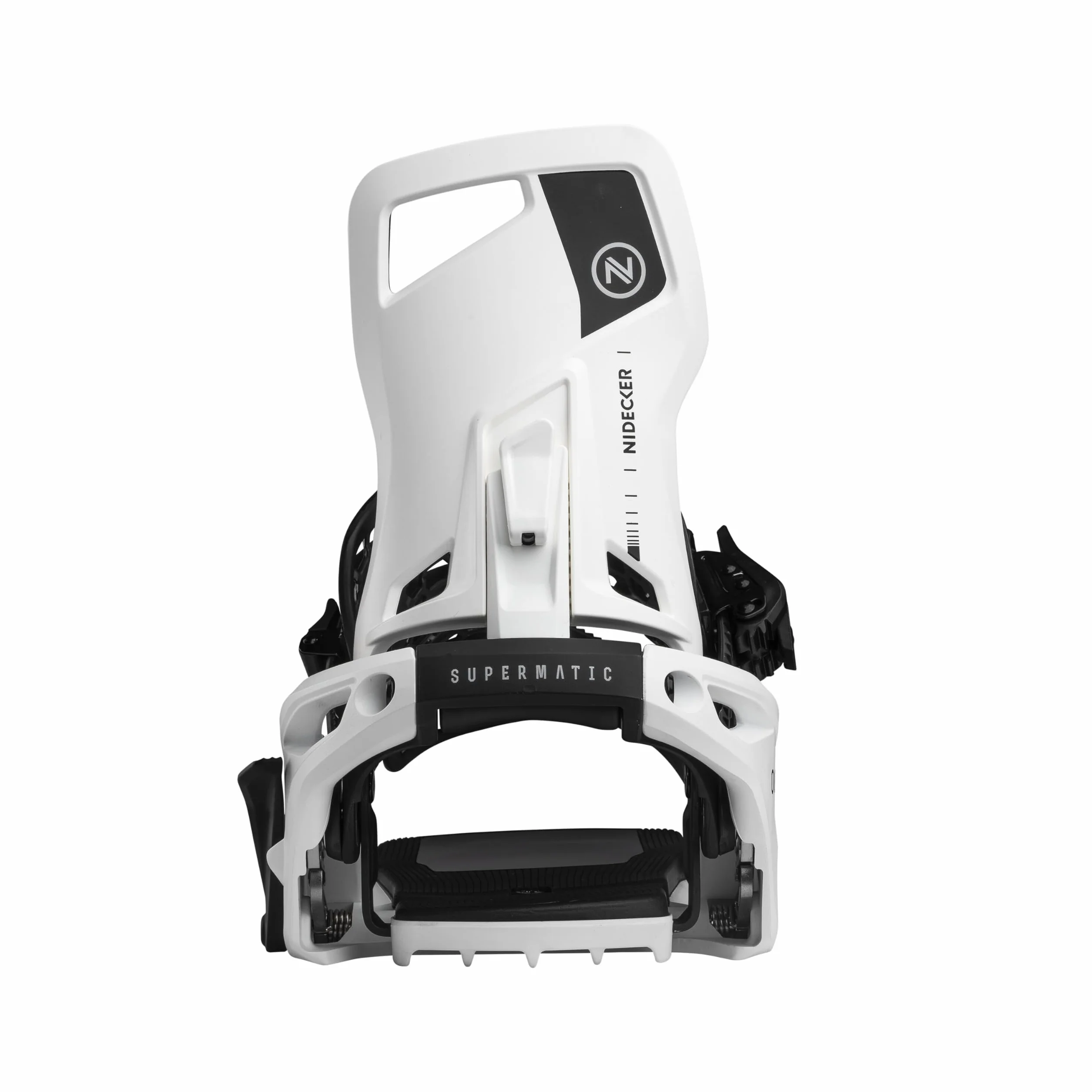 Nidecker OG Supermatic Fijaciones de Snowboard Automáticas XL Blanco